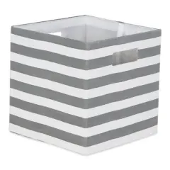 DII&reg; Striped Square Storage Cube Mineral