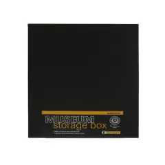 Lineco&reg; 8" x 10" Black Museum Storage Box