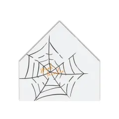 Spooktacular Web House Shaped Canvas