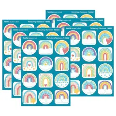 TREND Enterprises&reg; Refreshing Rainbows, Vanilla Scent Scratch 'n Sniff Stinky Stickers&reg;, 6 Packs of 48