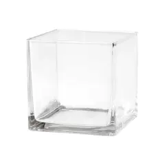 6" Square Glass Vase by Ashland&reg;