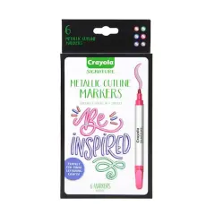 Crayola&reg; Signature&trade; Metallic Outline Paint Markers