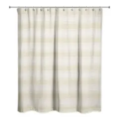 Stripe Shower Curtain Yellow