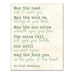 Irish Blessing Canvas Wall Art