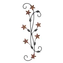 Habitat Decor 30" Chemilla Floral Metal Wall Art