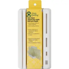 Dritz&reg; White Plastic Ruler & Template Stand