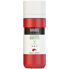 Liquitex&reg; Professional Soft Body Acrylic&trade; Paint Bottle, 32oz.Cadmium-Free Red Medium