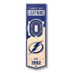 19" NHL 3D StadiumView Banner Tampa Bay Lightning