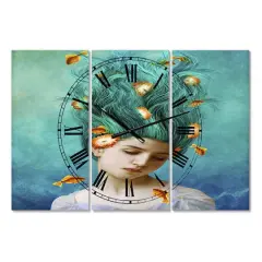 Designart Sweet Allure Modern Multipanel Wall Clock