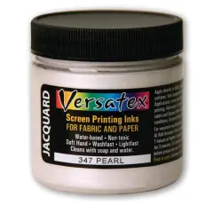 Jacquard Versatex Screen Printing Ink, 4oz. 347 Pearl