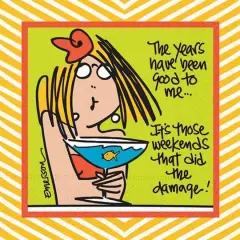 JAM Paper Did the Damage Cocktail Napkins, 40ct.