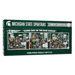 College Game Day in the Dog House 1,000 Piece Puzzle Michigan State Spartans