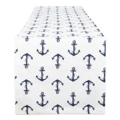 DII&reg; 108" Anchors Away Print Table Runner