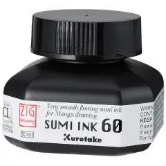 Kuretake Zig Cartoonist Sumi Black Ink