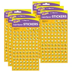 Trend Enterprises&reg; superSpots&reg; Bees Buzz Stickers, 6 Packs of 800ct.