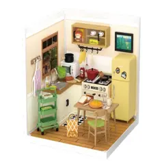 Rolife&reg; Super Creator Happy Meals Kitchen DIY Miniature Kit