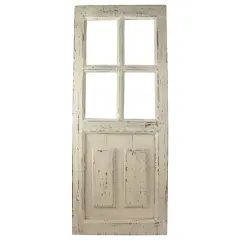3ft. White Miniature Wooden Door Wall Hanging Decoration