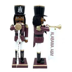 14" College Bugler Nutcracker Alabama A&M