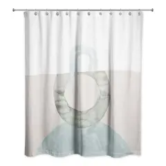 Chic Urban Abstract IV 71" x 74" Shower Curtain