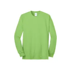 Port & Company&reg; Long Sleeve Adult T-Shirt Lime