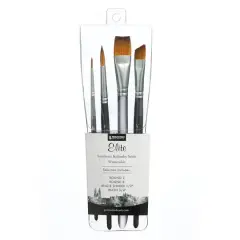 Princeton&trade; Elite Synthetic Kolinsky Sable 4 Piece Brush Set