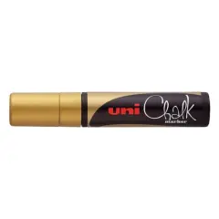 Uni-Ball&reg; PWE-17K Extra Broad Uni Chalk Marker Gold