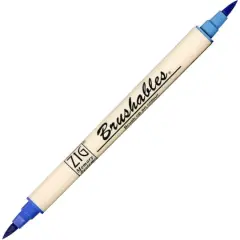ZIG Memory System&reg; Brushables&reg; Dual-Tip Marker Pure Blue