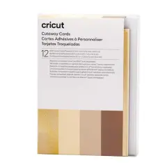 Cricut&reg; R40 Cutaway Cards, Neutrals Sampler