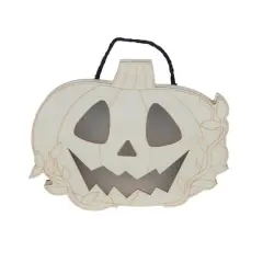 8" Jack-O'-Lantern DIY LED Plywood D&eacute;cor by Make Market&reg;