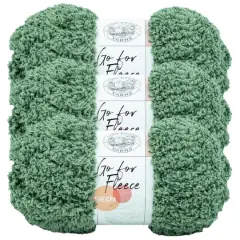 3 Pack Lion Brand&reg; Go For Fleece Sherpa Yarn Fern