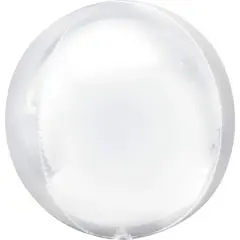 Orbz&reg; 16" Round Matte Balloon White