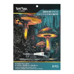 Brea Reese&trade; 9" x 12" Magical Forest Scratch Art Paper Pad