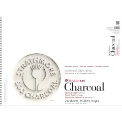 Strathmore&reg; 500 Series Charcoal Paper Pad, Natural White