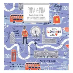 Emma & Mila&reg; London Calling Cotton Fat Quarter Bundle