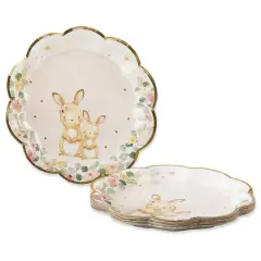 Kate Aspen&reg; 7'' Pink Woodland Baby Premium Paper Plates, 16ct.