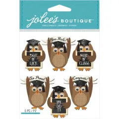 Jolee&rsquo;s Boutique&reg; Graduation Owl Dimensional Stickers