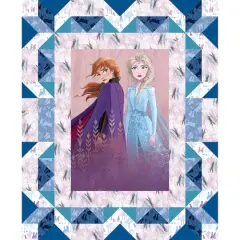 Disney&reg; Frozen 2 Faux Quilt Panel Cotton Fabric 