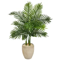 3.5ft. Areca Palm Tree in Sand Colored Planter