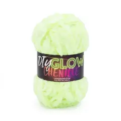 Lion Brand&reg; DIY Glow Chenille Yarn Glow Worm