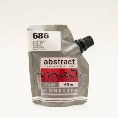 Sennelier Matt Abstract&reg; Acrylic, 60mL 686 Primary Red