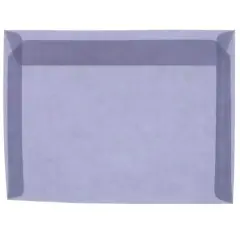 JAM Paper 9" x 12" Booklet Vellum Envelopes, 25ct. Wisteria Purple