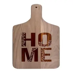 Floral Home 8" x 17" Walnut Paddle Cutting Board