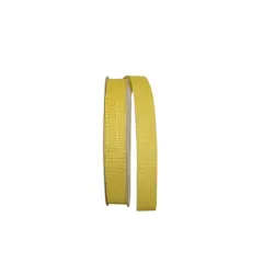 JAM Paper 7/8" x 20yd. Burlap Ribbon Yellow
