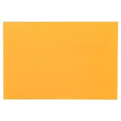 JAM Paper A8 Colored Invitation Envelopes, 50ct. Ultra Orange