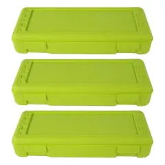Romanoff&reg; Ruler Boxes, 3ct. Lime Opaque