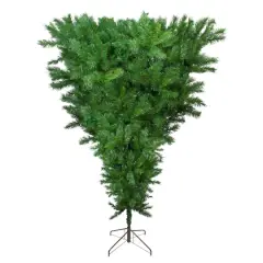 7.5ft. Unlit Green Sugar Pine Artificial Upside Down Christmas Tree