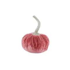 Flora Bunda&reg; 6" Velvet Decorative Pumpkin Mauve