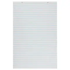 Pacon&reg; 24" x 36" White Primary Chart Pad, 100 Sheets