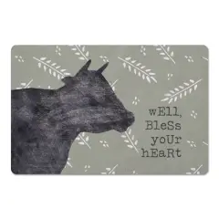 18" x 27" Bless Your Cow Floor Mat