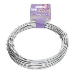 The Beadsmith&reg; 12 Gauge Colored Aluminum Wire Silver